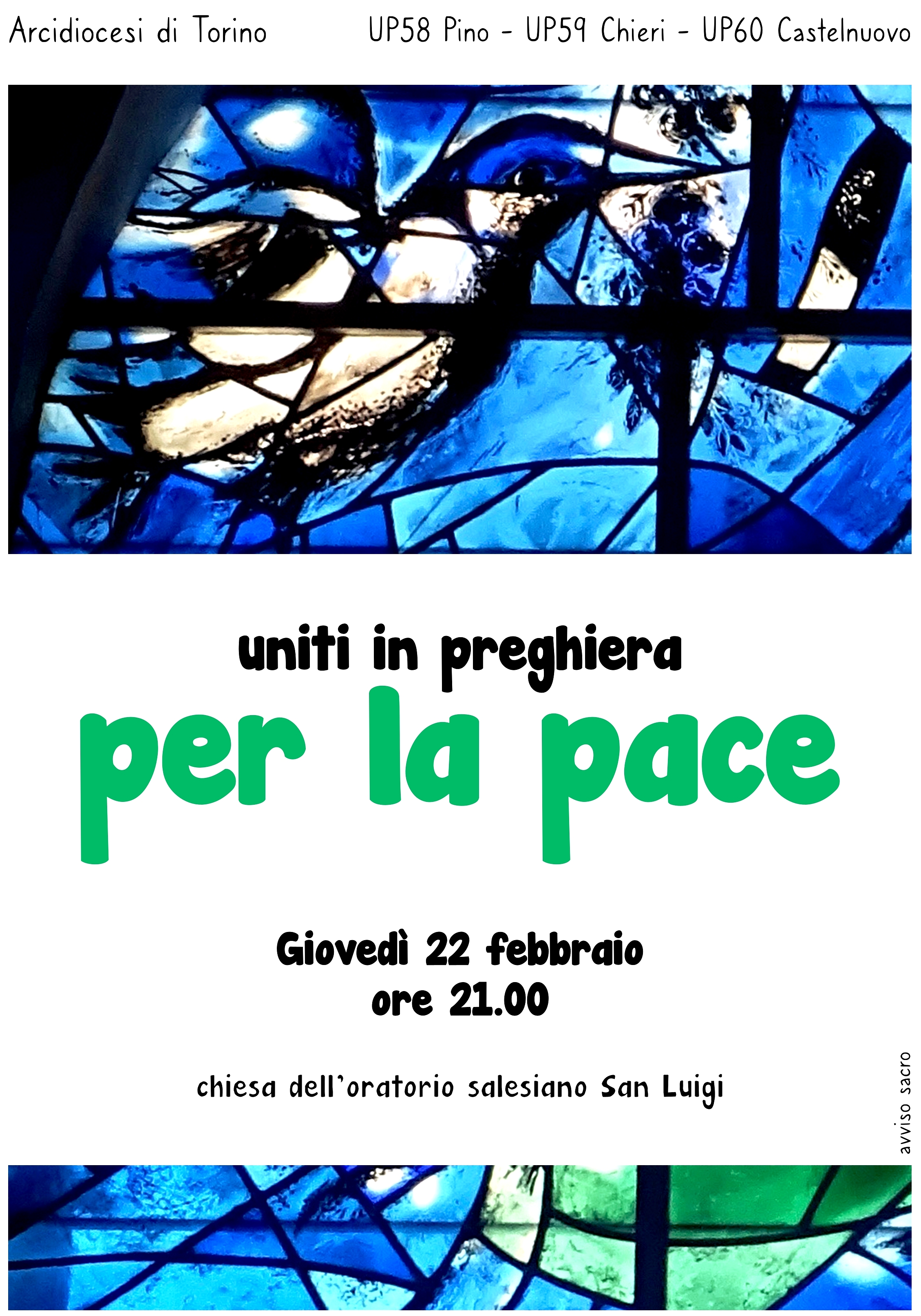 2024022 Pino SS Annunziata Locandina UP 58 59 60 per la pace 2024