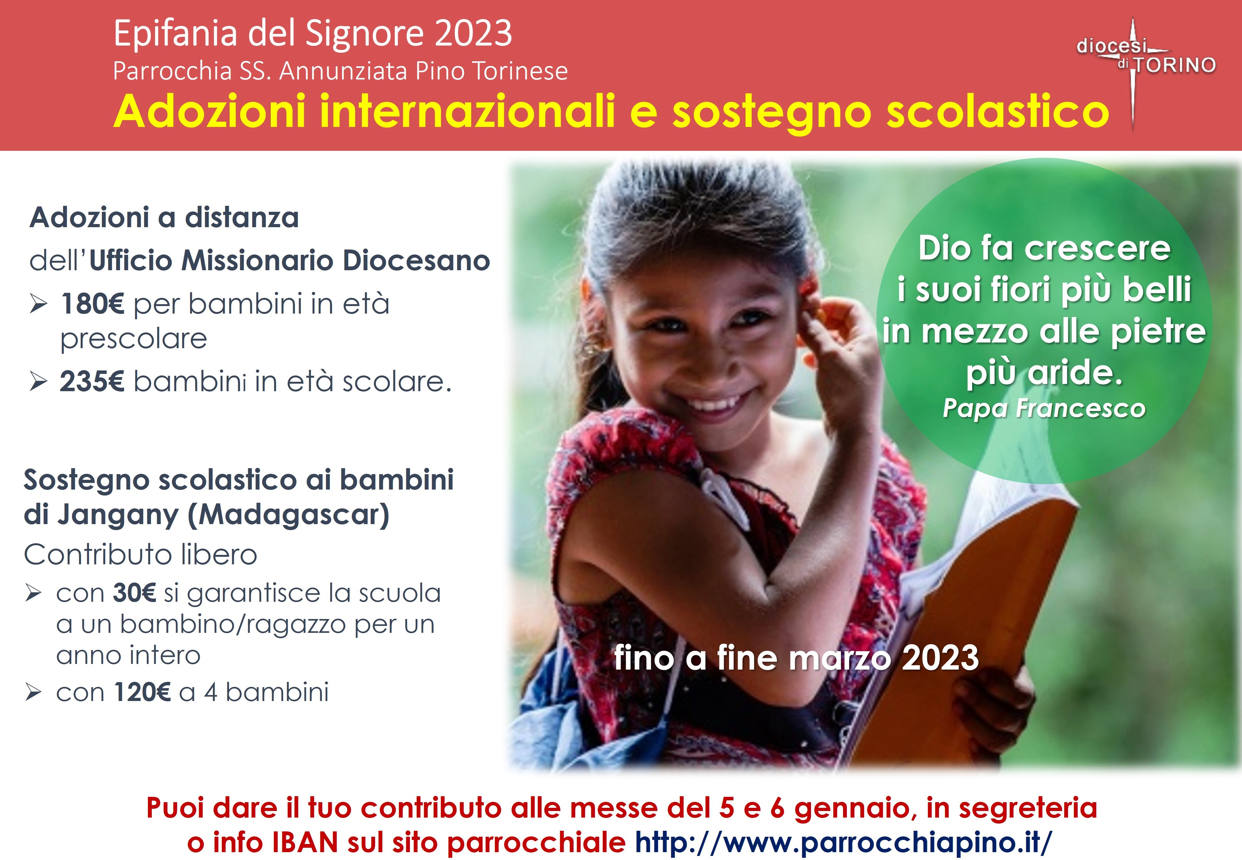 20230106 Pino SS Annunziata Locandina Adozioni Internazionali e sostegno scolastico