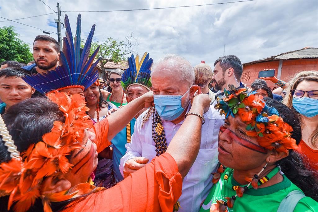 20230202 Pino SS Annunziata Il presidente Lula tra gli Yanomami