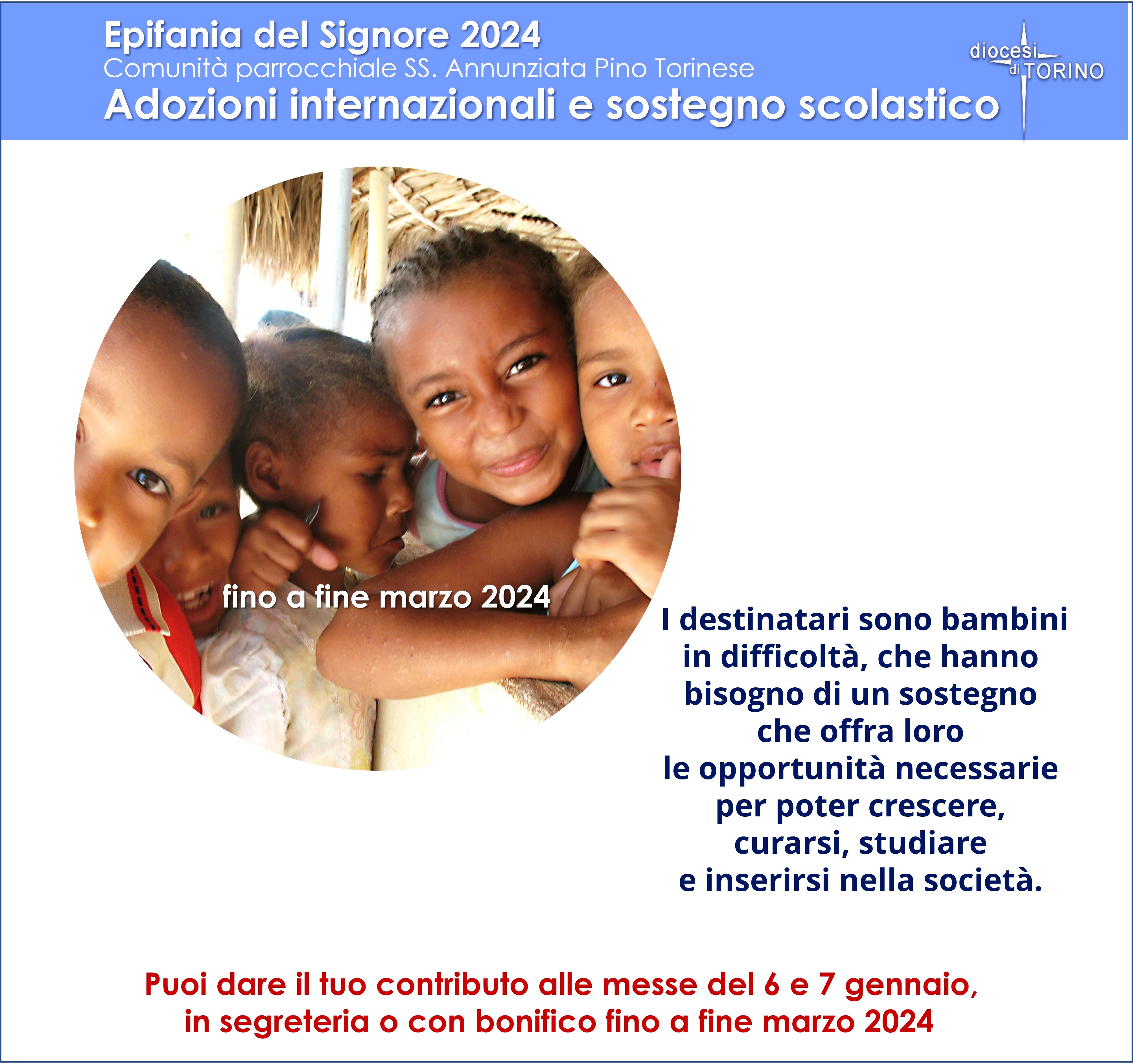 20240106 Pino SS Annunziata Locandina Adozioni Internazionali e sostegno scolastico verticale