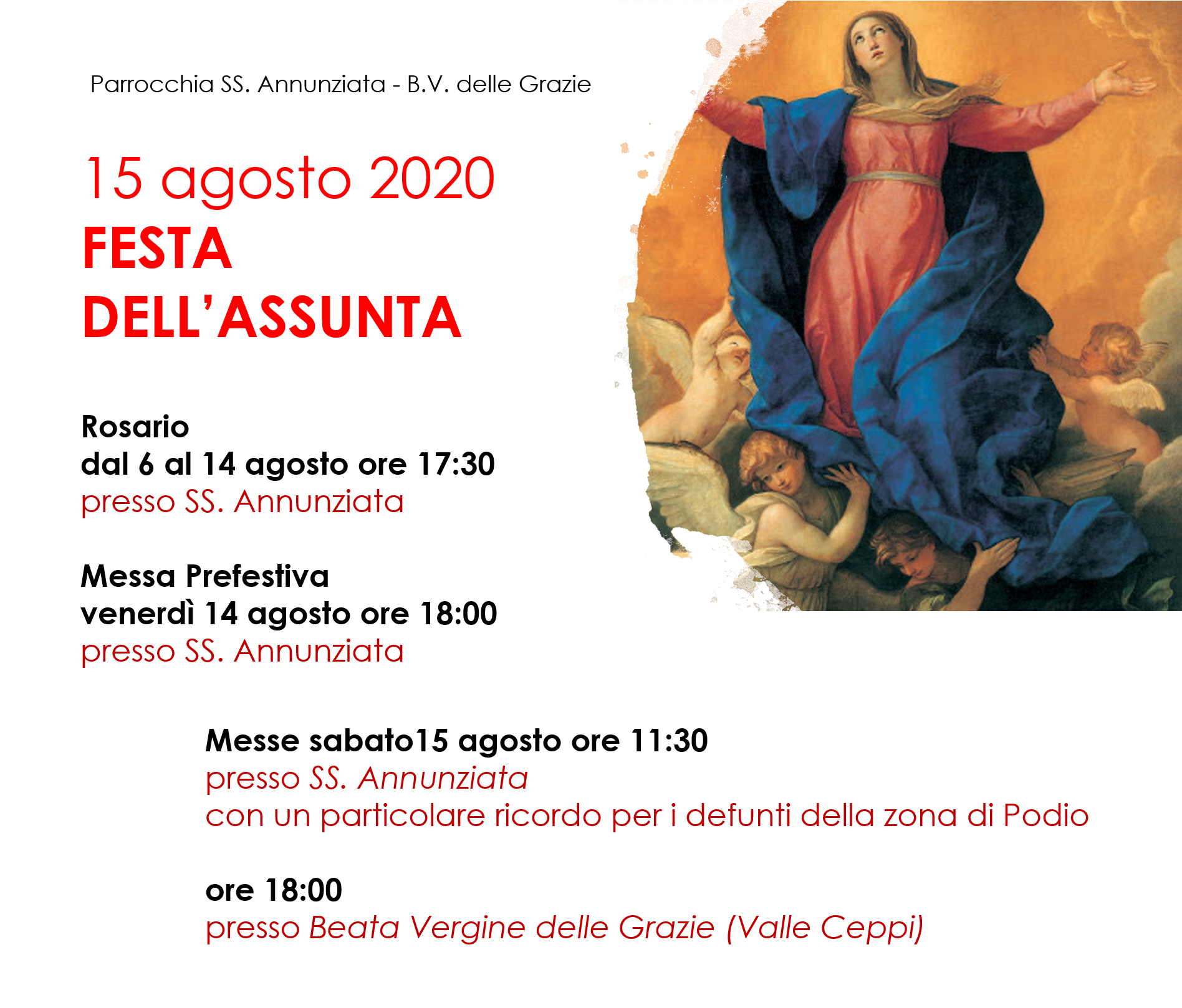 20200815 Pino SS Annunziata Festa Assunta