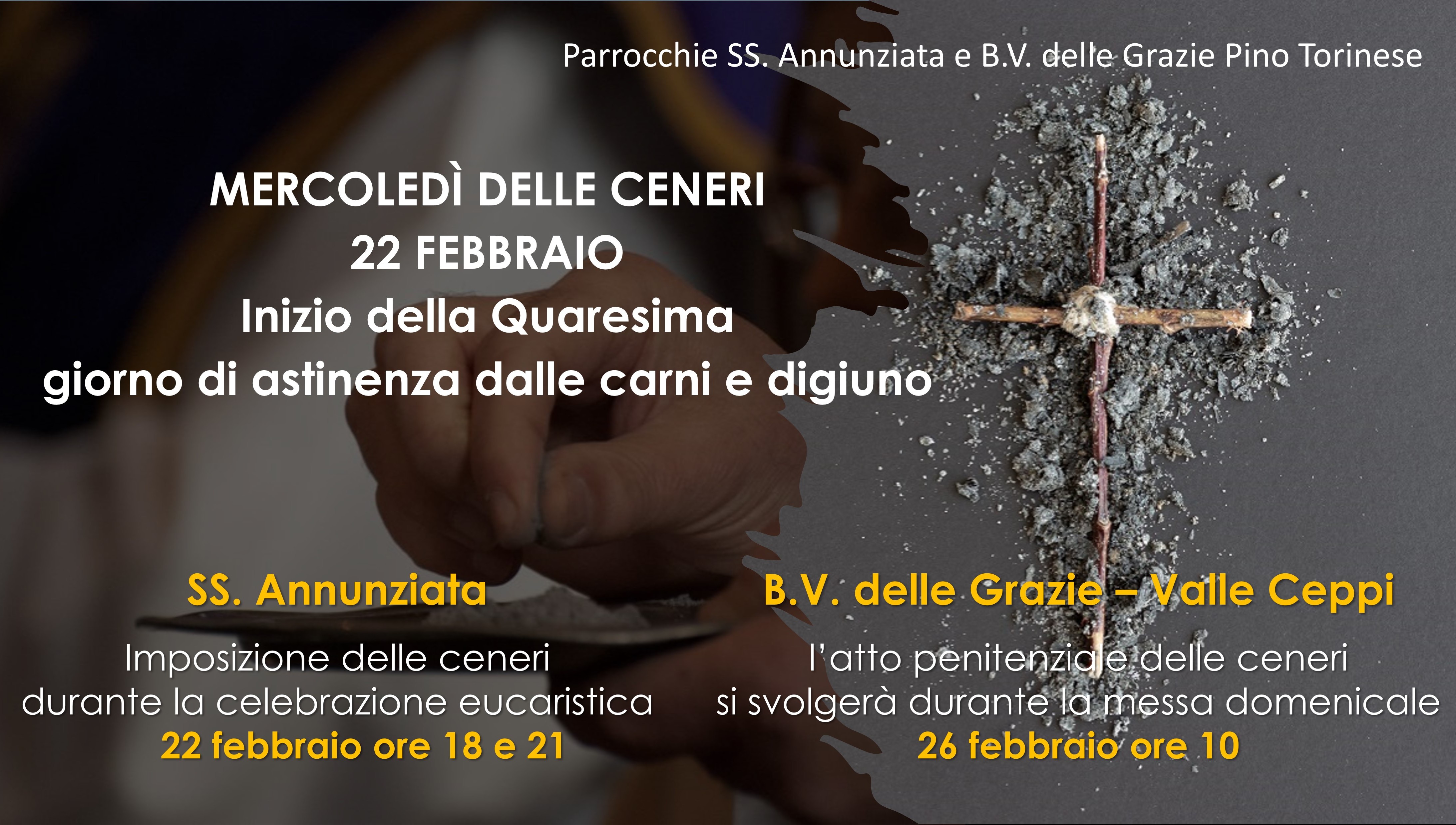 20230222 Pino SS Annunziata Mercoled delle ceneri Inizio della Quaresima